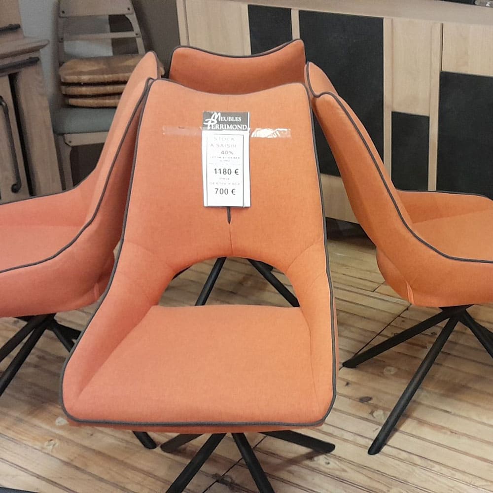 Lot-de-4-chaises-orange